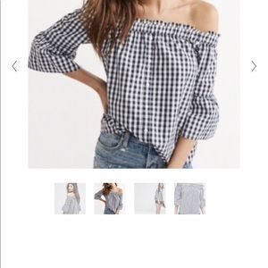 Abercrombie & Fitch gingham top / like new